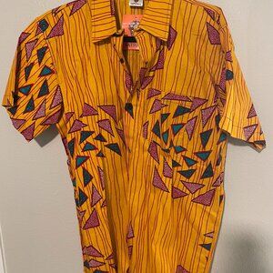 Traditional African Button Down Shirt